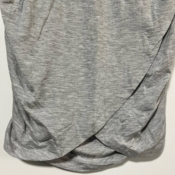 AWARE by Vero Moda Grey Ruched Jersey Skirt - Size M - Picture 7 of 11